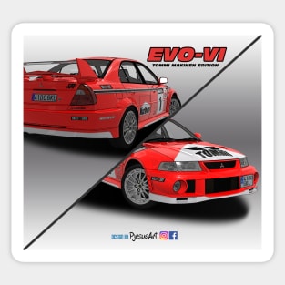 Mitsubishi Lancer EVO-VI TOMMI MAKINEN EDITION Sticker